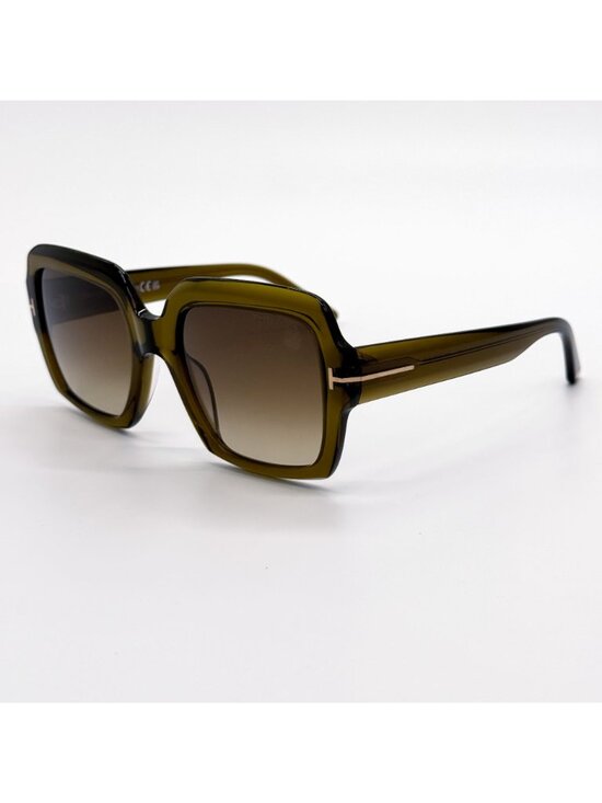 NEW TOM FORD KAYA SUNGLASSES TF1082 51F SQUARE BROWN WOMEN EYEWEAR FT1082/S main image 7